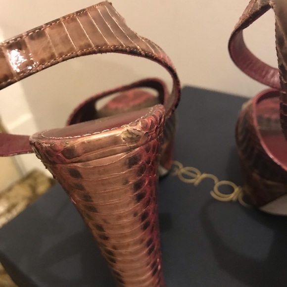 Sergio Rossi Snakeskin Platforms - Picture 5 of 6